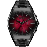 Diesel Montre à affichage analogique 'D-CURVE' noir