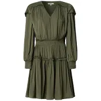 Pepe Jeans pour femme. PL9537727 Robe Martina verte (M), Casuel, Polyester, Manche longue
