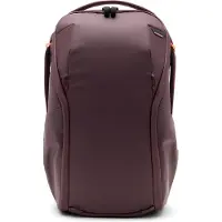 Peak Design Sac à dos Everyday Zip 20L, Eclipse, Zip 270 Degrés, Poches Latérales, Diviseurs FlexFold, Pour Ordinateur 15"