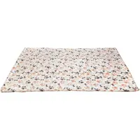 Trixie Couverture Lingo - 100x75 Cm - Blanc Et Beige - Pour Chien