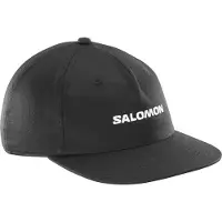 Salomon Logo Flat Cap Noir L-XL