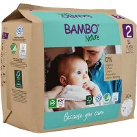 Bambo Nature Couches Bambo Natura S Taille 2 de 3 à 6 kg x30