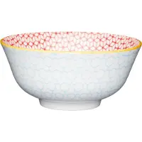 Kitchencraft 4x Bowl, Saladier + bol, Bleu, Rouge