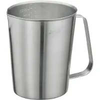 Spring Messbecher 1.5 l ø 13.5x15.5 cm mit Innenskala, Verre mesureur, Argent
