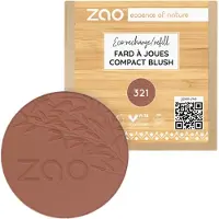 Zao Blush Recharge compacte, 321 Brun Orange (9 g)