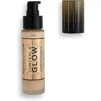 Makeup Revolution , Cacher et Glow, Fond de teint crème illuminateur, F3, 23 ml