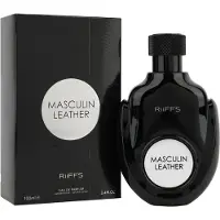 Riiffs Masculin Leather Eau de Parfum pour hommes 100 ml