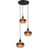 Eglo Suspension design Almoster, forme ronde, 3 lumières