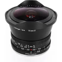 TTArtisan APS-C 7.5mm F/2.0 MFT noir