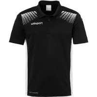 Uhlsport GOAL polo enfants noir/blanc 140