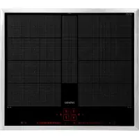 Siemens EX645LYC1E Edelstahl Table de cuisson autarcique, induction, 60 cm