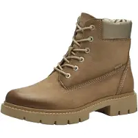 Tamaris Bottines à lacets camel / or