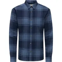 Only & Sons Chemise 'ONSGUDMUND' bleu / marine