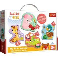 Trefl Puzzle Bébé Bébés & Ours Animaux (14 pièces)