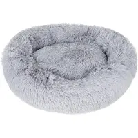 Purlove Lit pour chien poilu, gris 22759