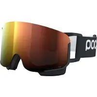 POC Nexal Wide Fit Ski Goggles Noir Partly Sunny Orange/CAT2