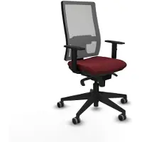 Piqueras Y Crespo Bürostuhl 1D066G0 Granatrot