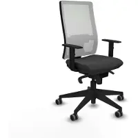 Piqueras Y Crespo chaise de bureau 1D066G0 gris foncé