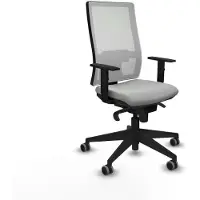 Piqueras Y Crespo Chaise de bureau 1D066G0 Gris clair