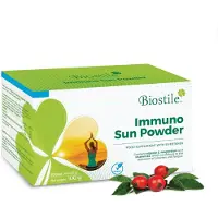 Biostile Poudre solaire Immuno – Magnésium, vitamines C et B2 pour l'énergie et l'immunité