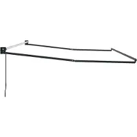 vidaXL Store anthracite 4 x 3 m métal