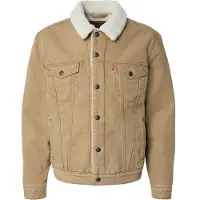 Levi's Veste mi-saison 'Type III Sherpa Trucker Jacket' noisette