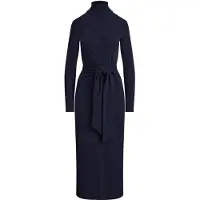 Ralph Lauren Robe VAUREEN-LONG SLEEVE-DAY DRESS femmes - Marine - EU L