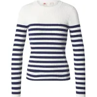 Levi's Crew Rib Sweatshirt Beige M Femme
