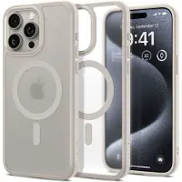 Spigen Coque Ultra Hybrid MagSafe pour Apple iPhone 15 Pro - Frost Natural Titanium