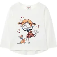 Boboli Knit T-shirt manches longues Blanc 3 ans Fille Blanc 3 ans
