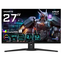 Gigabyte AORUS FO27Q5P OLED QHD Gaming Monitor - 2560 x 1440, 500Hz, 0.03ms, KVM, 300 cd/m², FreeSync Premium Pro, DisplayHDR True Black 500, DisplayPort 2.1