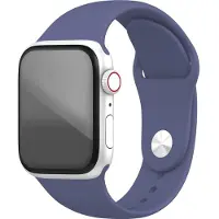 Devia Bracelet Deluxe Sport pour Apple Watch 41mm/ 40mm/ 38mm bleu nuit (20 mm, Silicone), Sangles de montre, Bleu