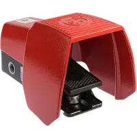 Bernstein Interrupteur à pédale 1 pédale tactile, Bouton + interrupteur, Rouge
