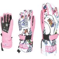 Level Junior Gloves Rose 11-12 Years Fille