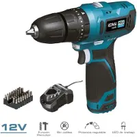 Koma Tools Kit Marteau Perforateur Koma 12v Polyvalence Sans Fil Compacte -