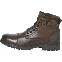 Jack & Jones Bottines à lacets 'JFWCHATSWORTH' marron