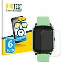 BROTECT Protection Clair, Film de protection pour smartwatch, Transparent