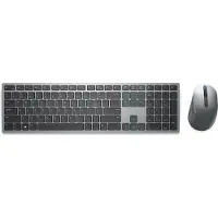 Dell KM7321W clavier Souris incluse RF sans fil + Bluetooth QWERTY Italien Gris, Titane