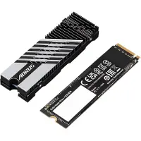 Gigabyte AORUS Gen4 7300 - SSD - crittografato - 1 TB - interno - M.2 2280 - PCIe 4.0 x4 (NVMe)
