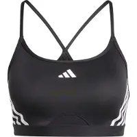 Adidas Aeroreact 3 Stripes Low Impact Sports Bra Noir S / AB Femme