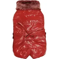 Croci Hondenjas Padded Bull Chic Rood (36, Manteau pour chien)