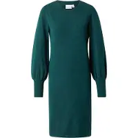 Vila Robes en maille 'VIKerry' vert foncé