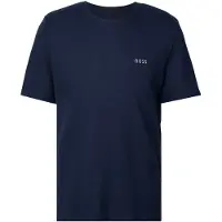 BOSS pour homme. 50535891 T-shirt gaufré marine (L), Homewear, Coton, Manche courte