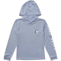 Salty Crew Stake Out Sunshirt Long Sleeve Rash Guard Bleu L Garçon