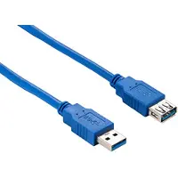 Hamlet XCU3A-MF18 câble USB USB 3.2 Gen 1 (3.1 Gen 1) 1,8 m USB A Bleu