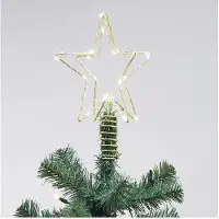 Nordic Winter 3D julestjerne m/LED og connector til NORDIC WINTER juletrae 25X19X19 cm (780-085)