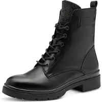 Tamaris Bottes à lacets noir