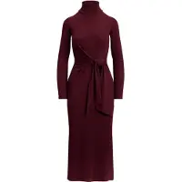 Ralph Lauren Robe 'VAUREEN' rouge foncé
