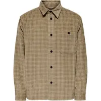Only & Sons Chemise 'ONSWaleed' sable / beige foncé