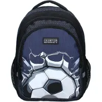 Vadobag Sac à dos avec un motif de football original, couleur noire, taille unique